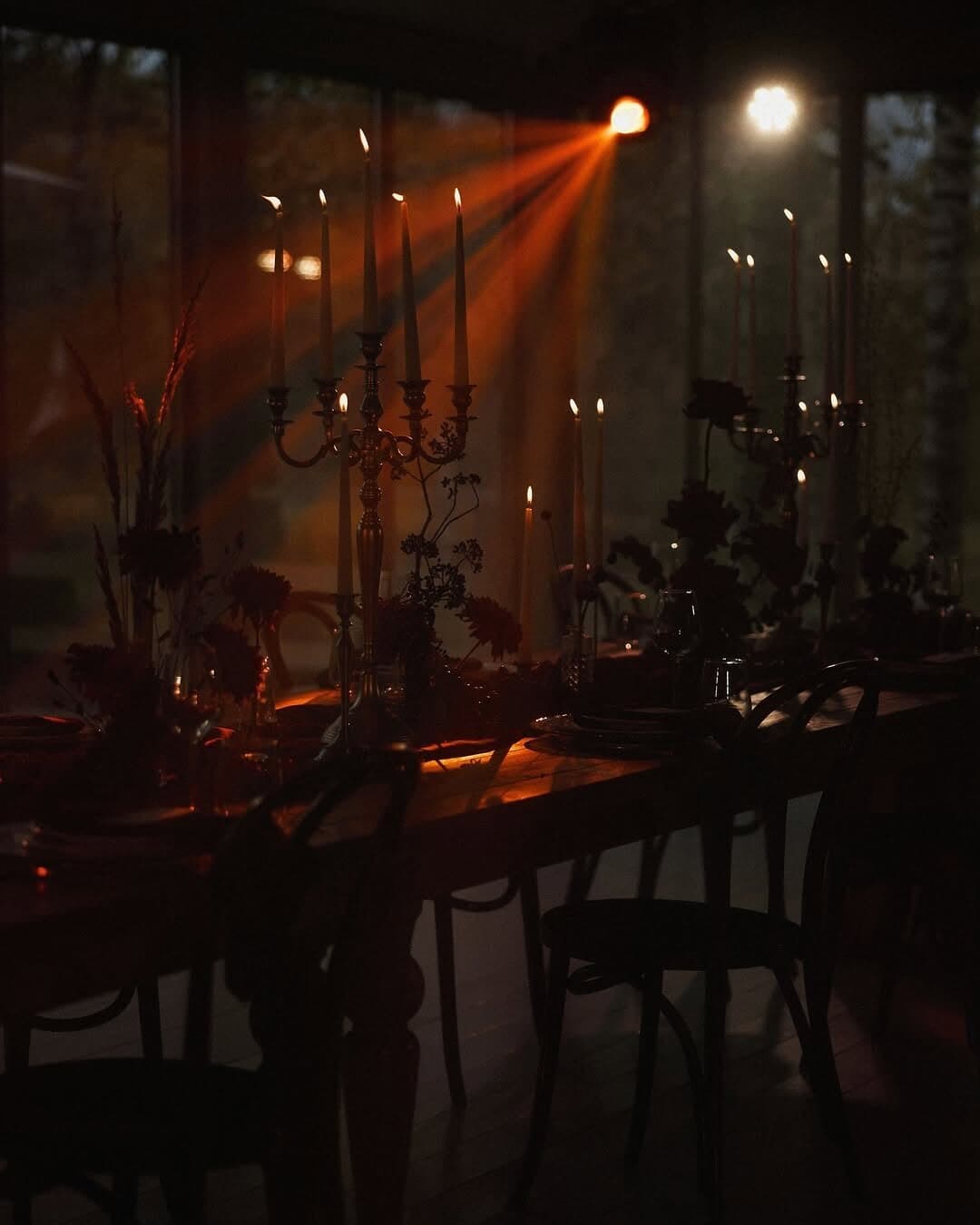 A quiet, glowing room